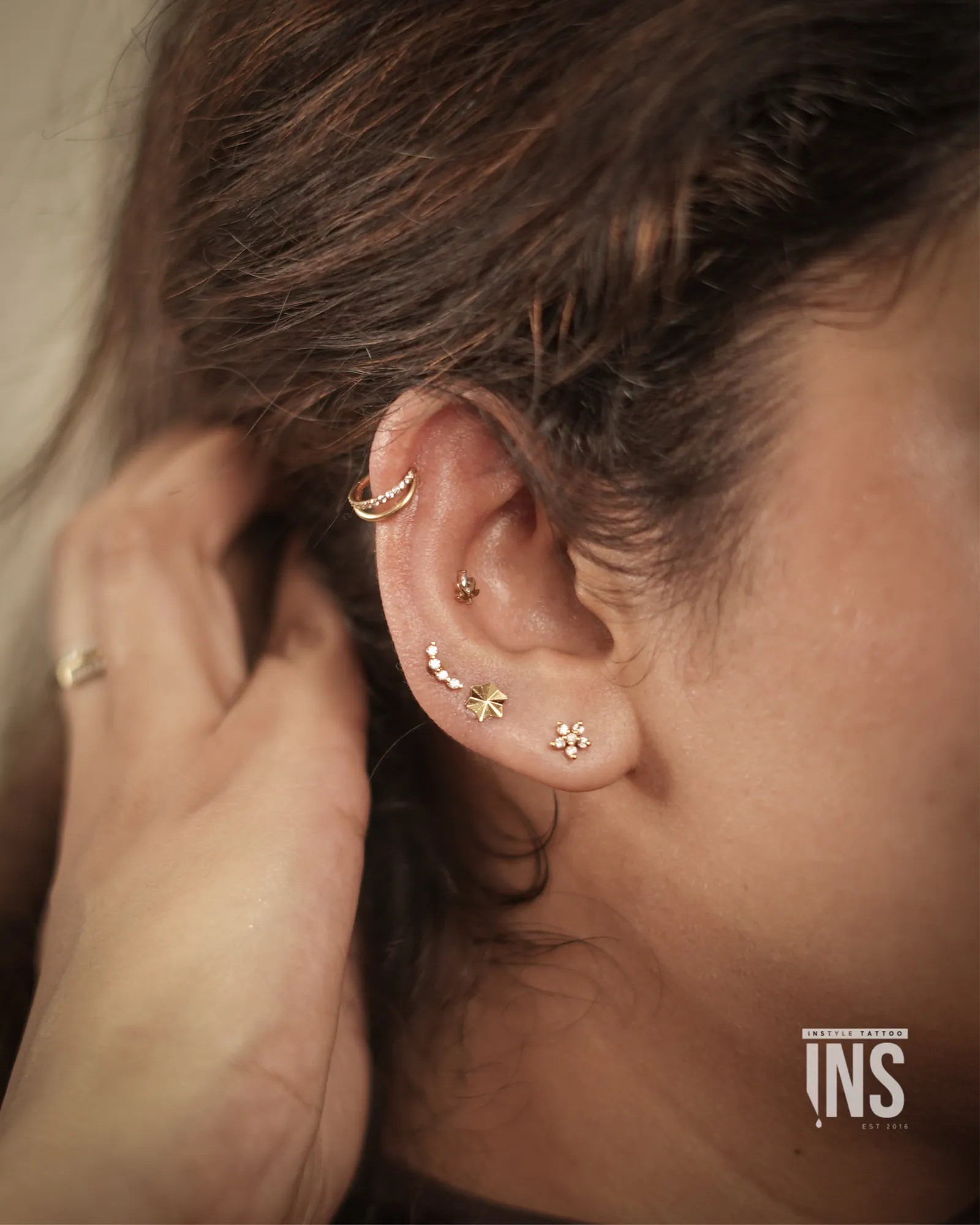 Body piercing by Instyle Tattoo Studio, Kochi