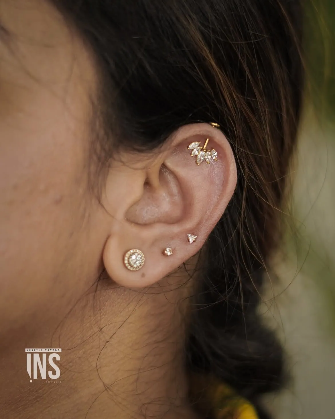Body piercing by Instyle Tattoo Studio, Kochi
