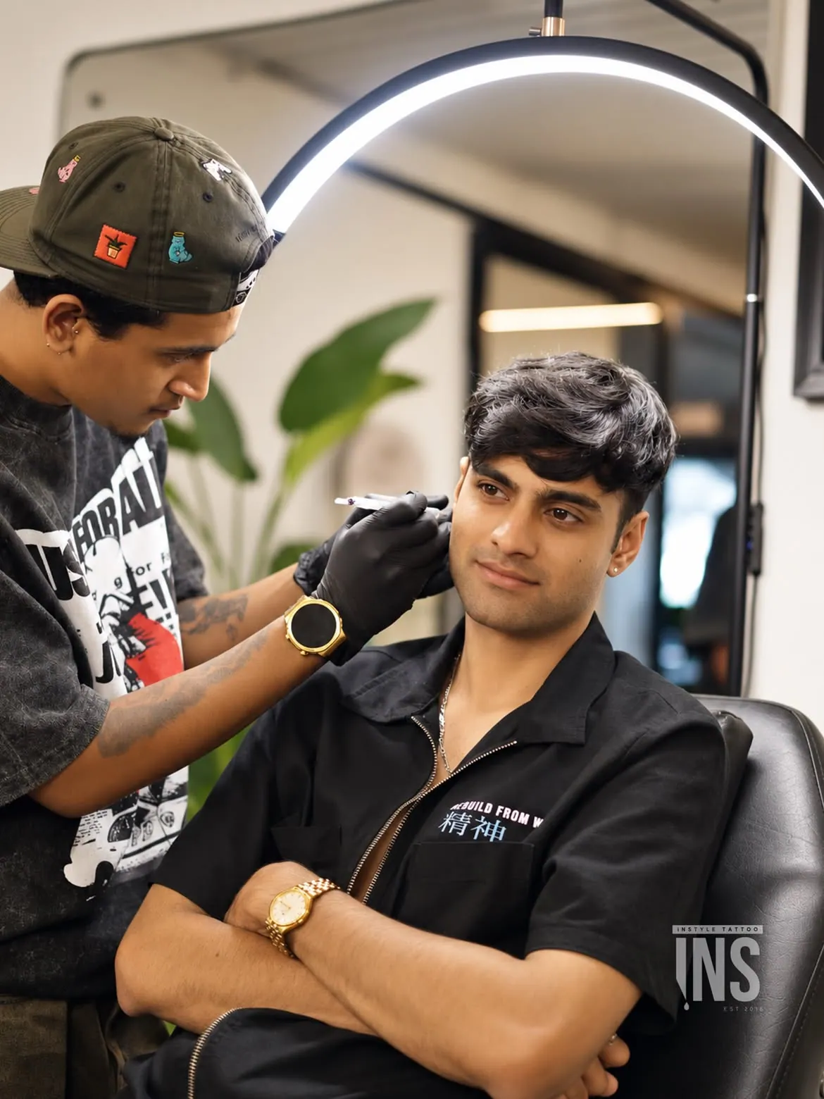 Body piercing by Instyle Tattoo Studio, Kochi