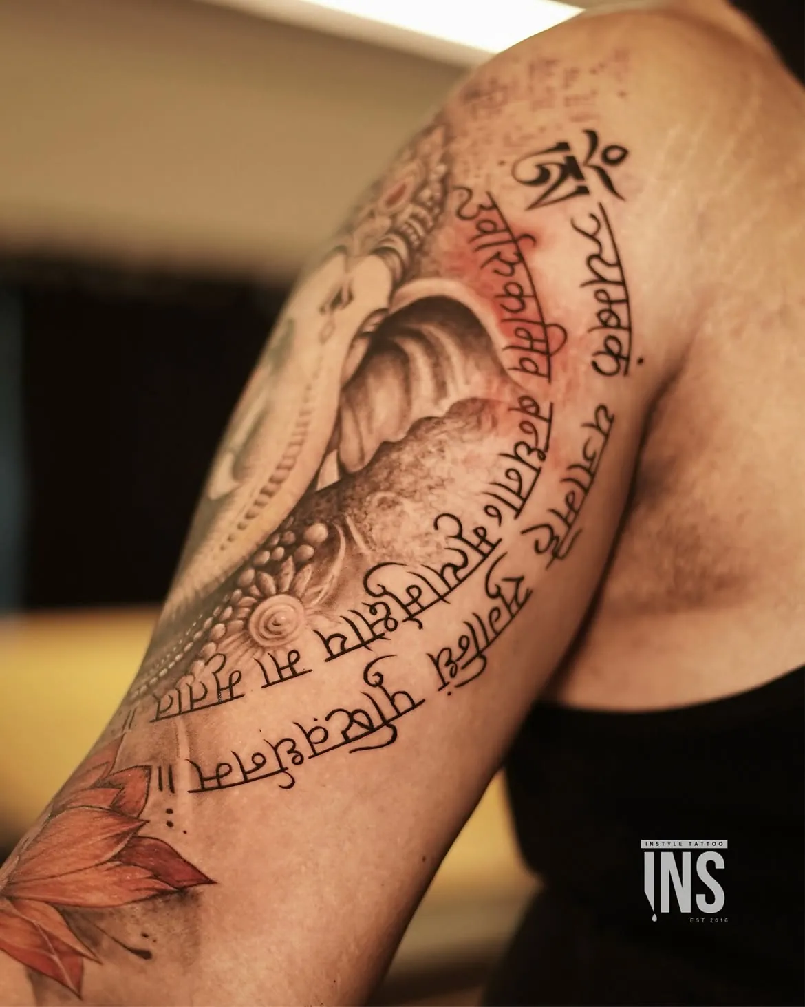 Custom tattoo by Instyle Tattoo Studio, Kochi