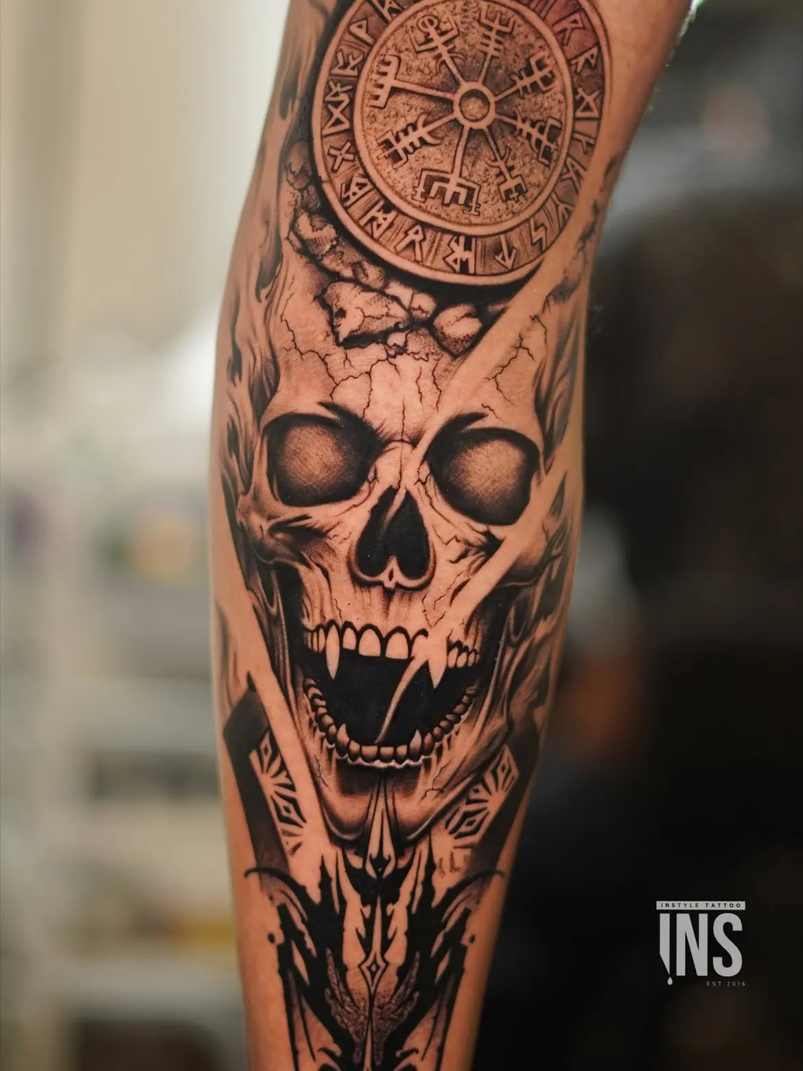 Custom tattoo by Instyle Tattoo Studio, Kochi