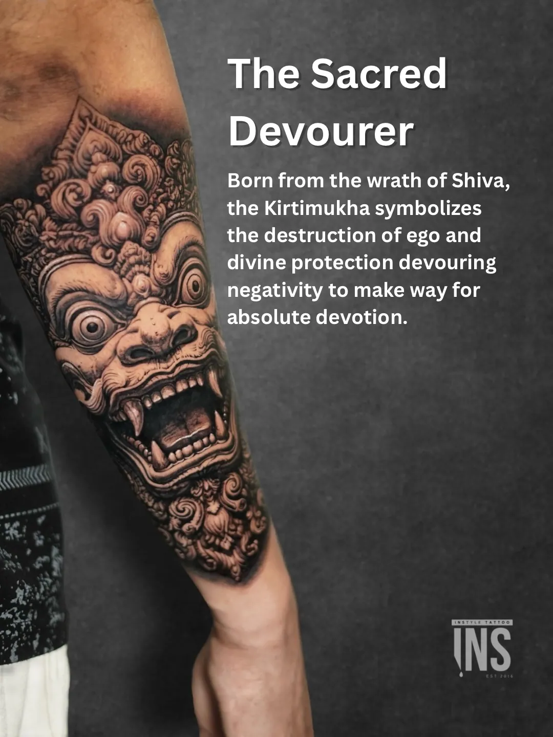 Custom tattoo by Instyle Tattoo Studio, Kochi
