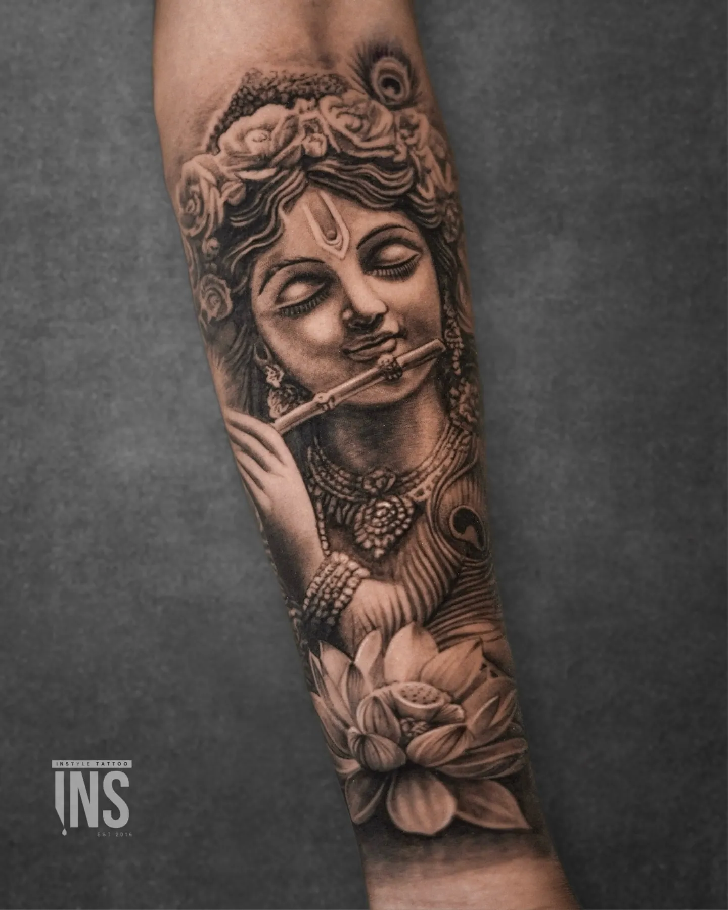 Custom tattoo by Instyle Tattoo Studio, Kochi