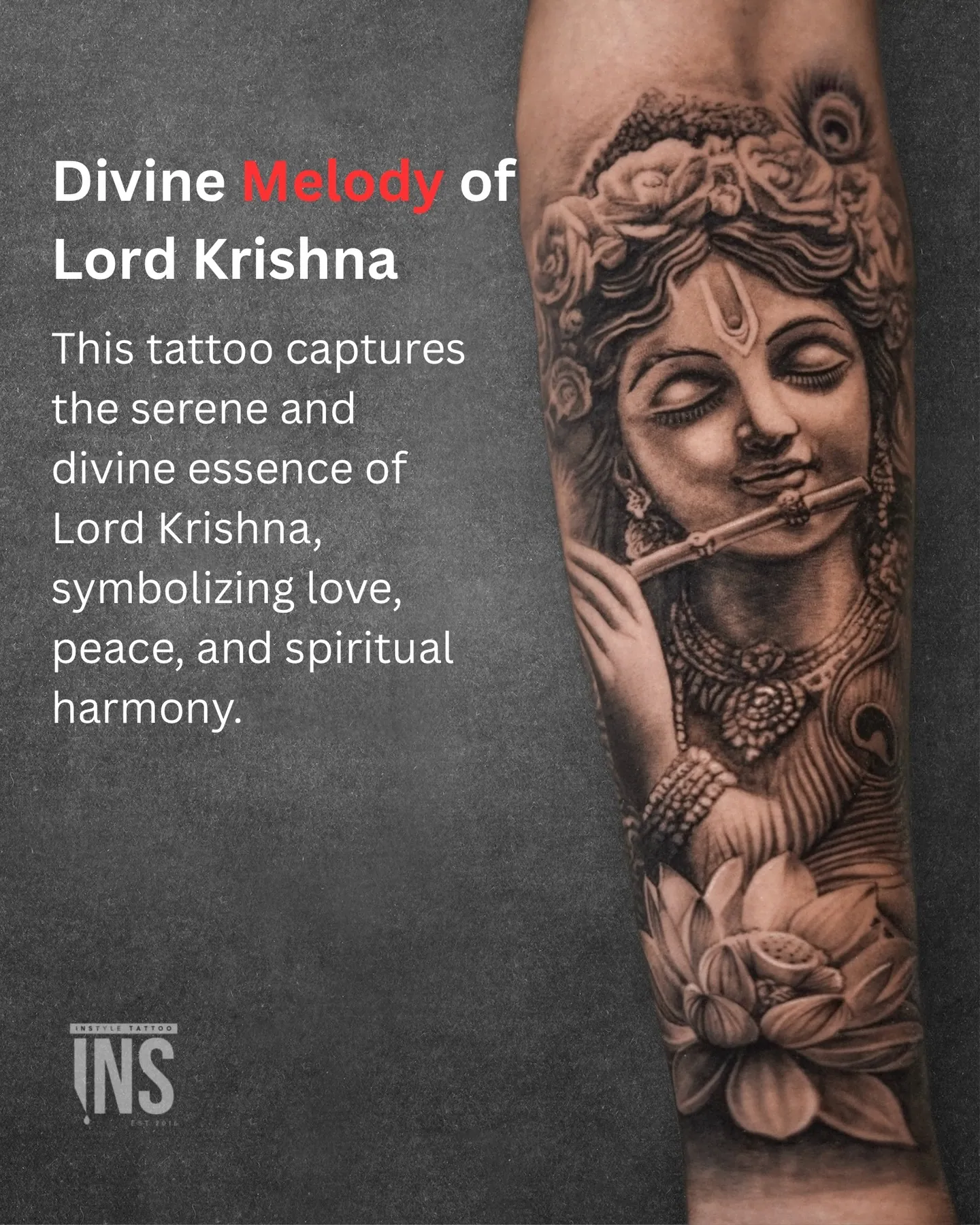 Custom tattoo by Instyle Tattoo Studio, Kochi