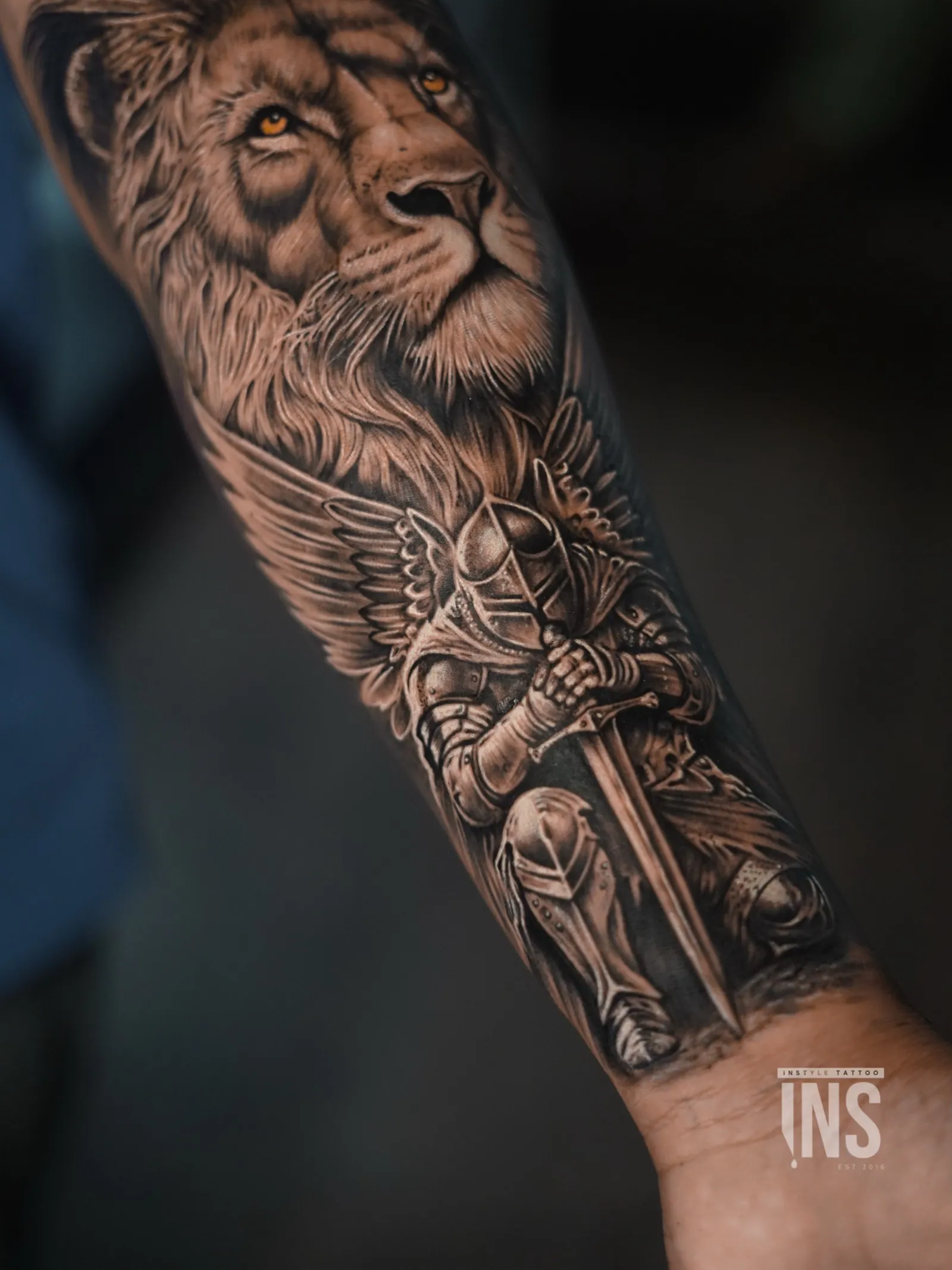 Custom tattoo by Instyle Tattoo Studio, Kochi